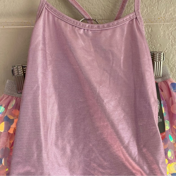 Vince Camuto Girls One Piece Swimsuit and skirt iridescent - Picture 8 of 10